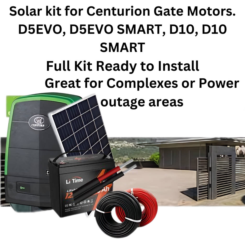 Garage & Gate Motors - Centurion gate Motor Solar Kit was listed for